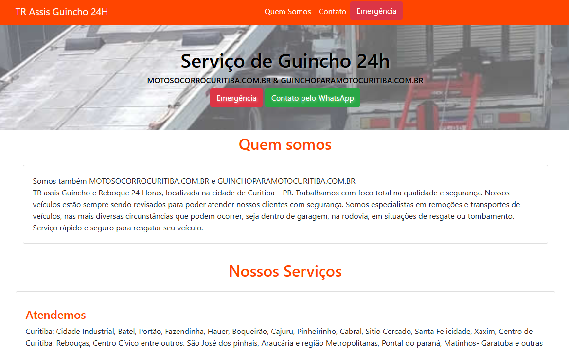 Site para Guincho