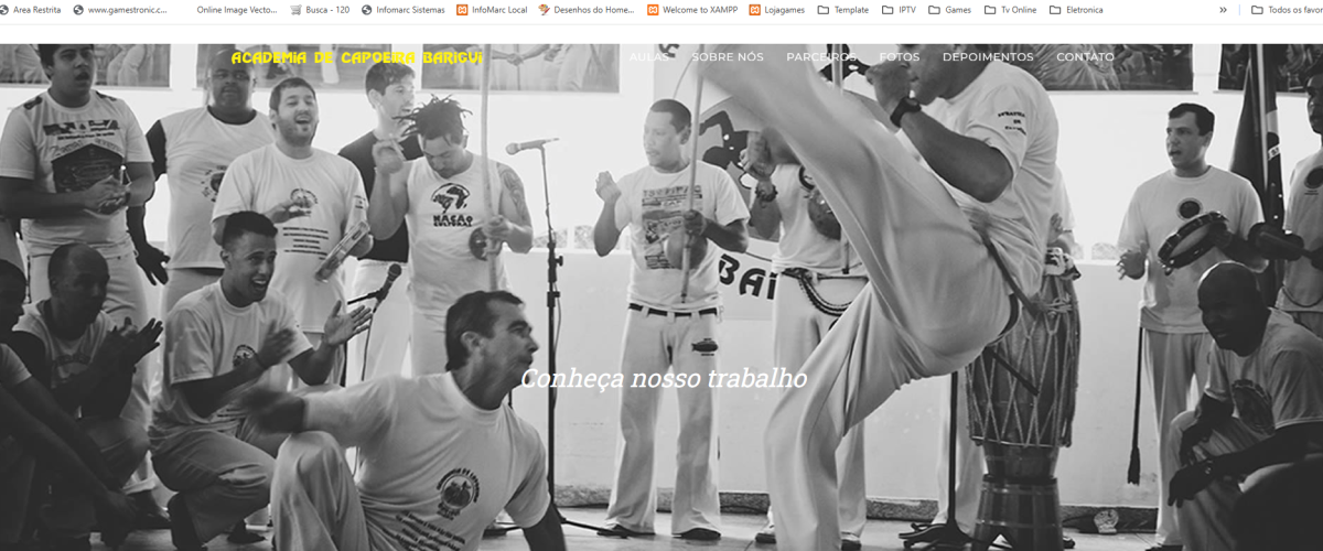 Site Grupo de Capoeira.